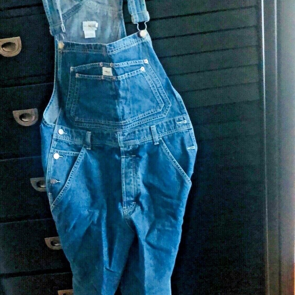 CALVIN KLEIN JEANS CARPENTER BIB TOP DENIM OVERALL